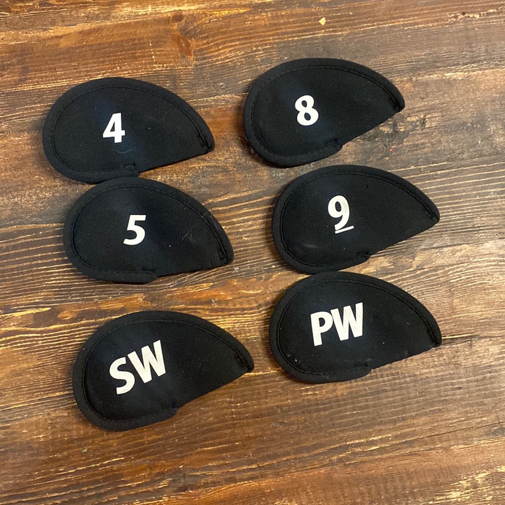Iron Head Covers Headcover Mixed and Not a Complete Set (4 5 8 9 PW SW)